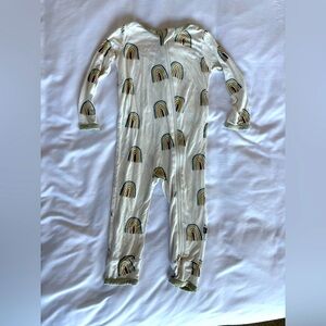 Kyte Baby Zippered Romper 18-24m RAINBOW PRINT